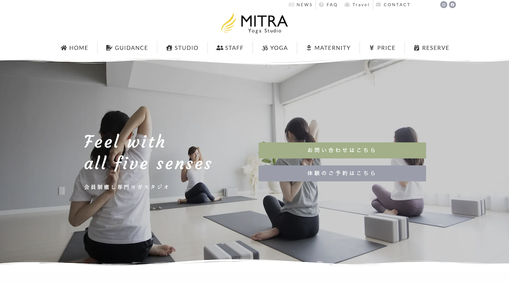 おすすめの人気ヨガスタジオ 　初心者　ヨガ体験レッスン　岡山県　岡山市　倉敷市　MITRA Yoga Studio