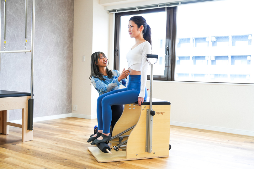 ピラティス　ピラティススタジオ　ピラティススタジオDEP　人気　おすすめ　チェア　レッグパンプス