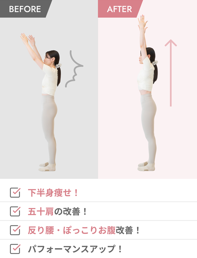 before after バンザイ